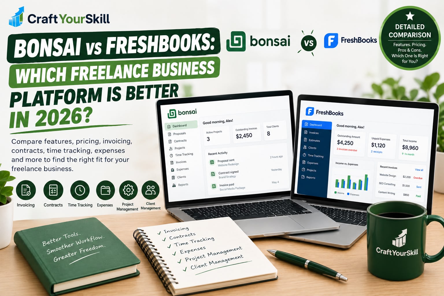 Bonsai vs FreshBooks